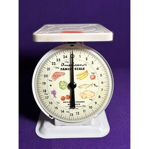 Vintage American Family Scale Kitchen‎ Food Weight Scale White Retro Decor